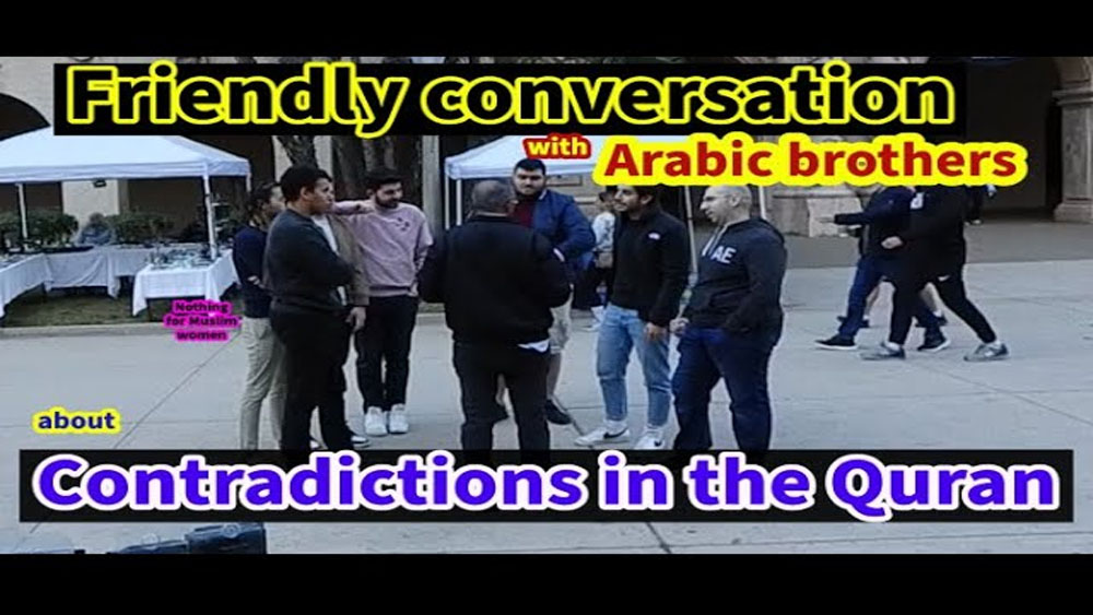 Friendly conversation with Arab brothers about contradictions in the Quran/BALBOA PARK